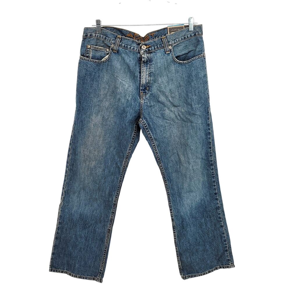 NWT Axist Authentic Vintage Style Straight Leg Medium Wash Jeans Men's 36 x 29